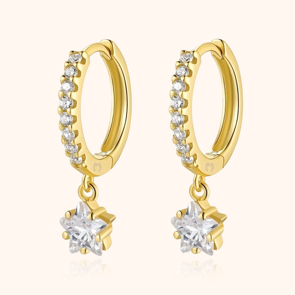 VEGA earrings - sterling silver or gold shops plated -