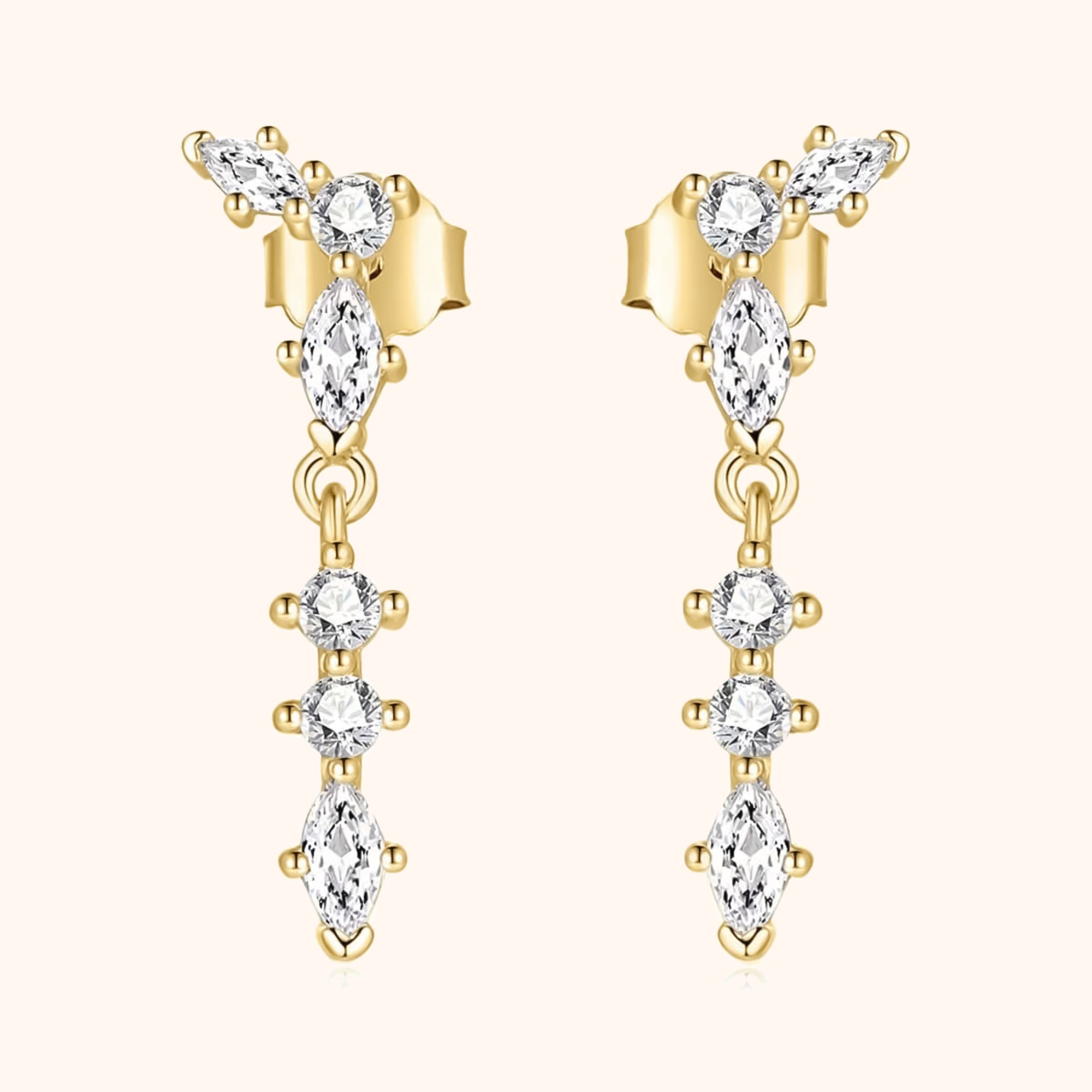 "Flamant" Earrings - Milas Jewels Shop