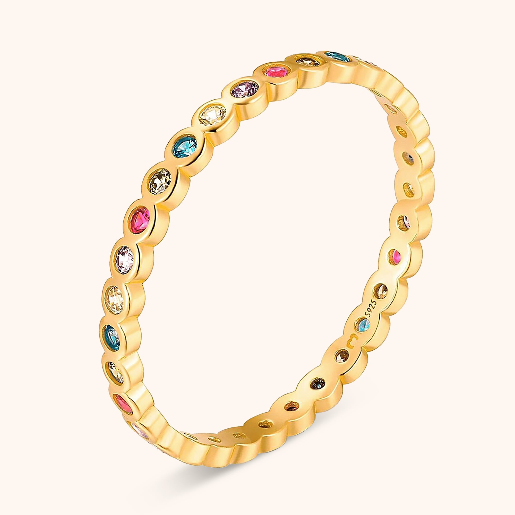 "Circular Colors" Ring - Milas Jewels Shop
