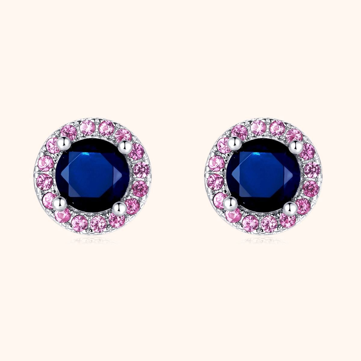 "Blue Sleepyheads" Earrings - Milas Jewels Shop