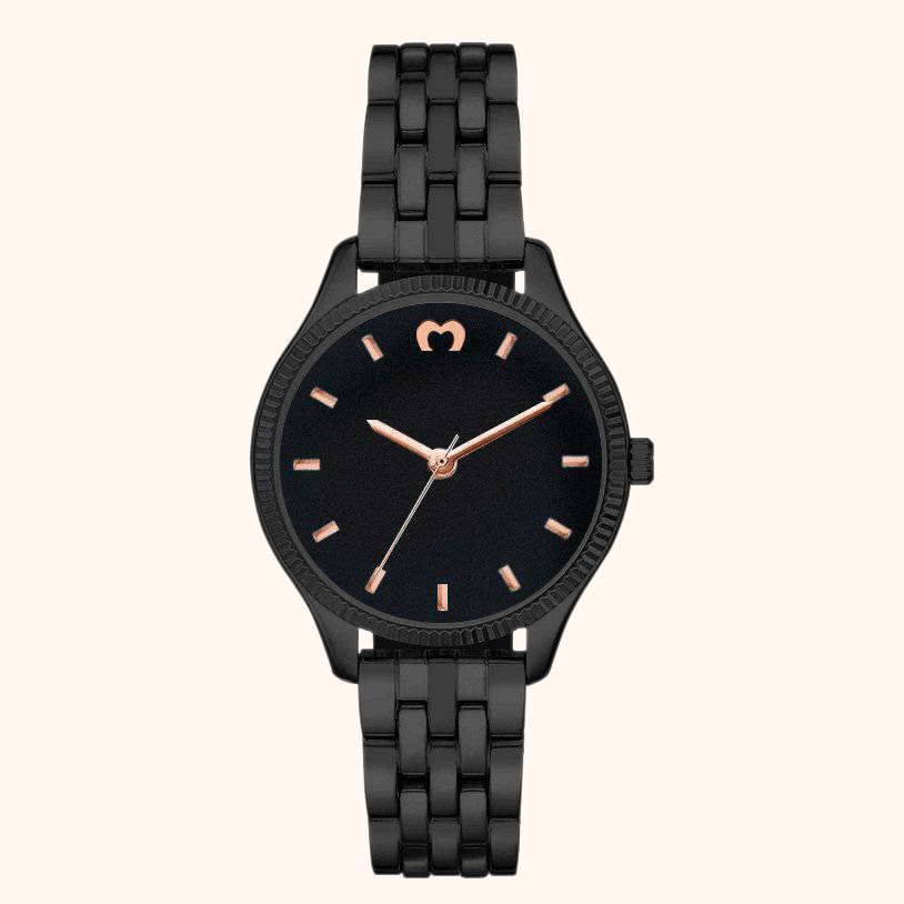 "Cavalier" Watch ~ Anthracite - Milas Jewels Shop