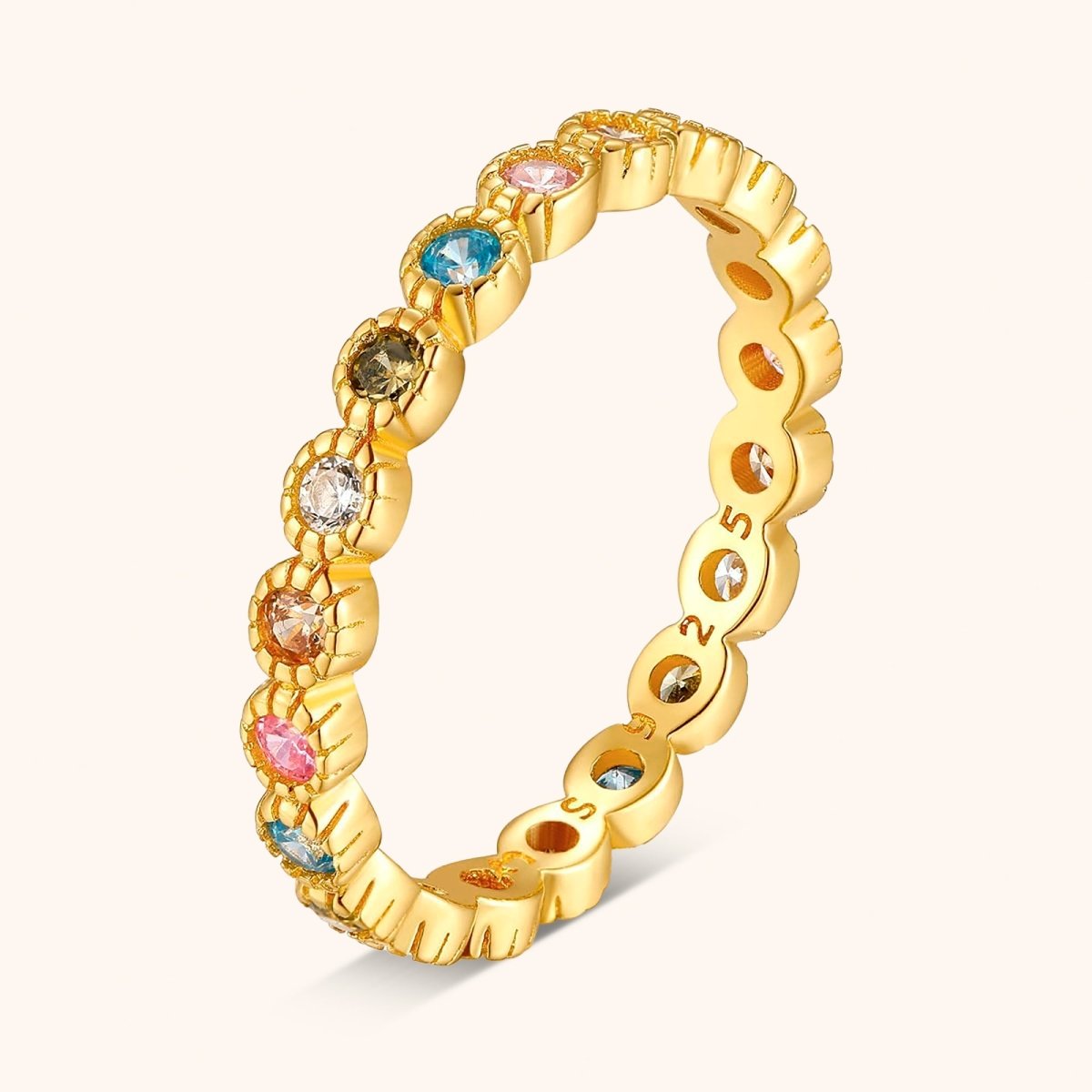 "Circular Colorful" Ring - Milas Jewels Shop