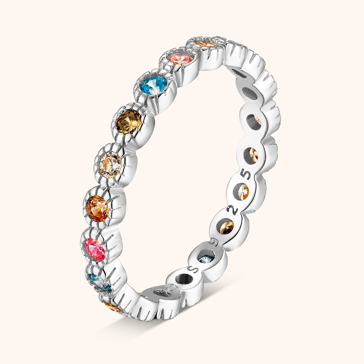 "Circular Colorful" Ring - Milas Jewels Shop