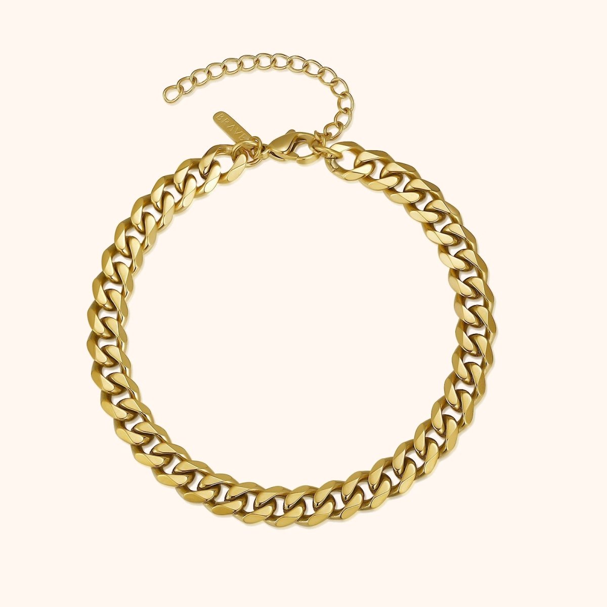 "Cuban" BRAVE Men's Bracelet - Milas Jewels Shop