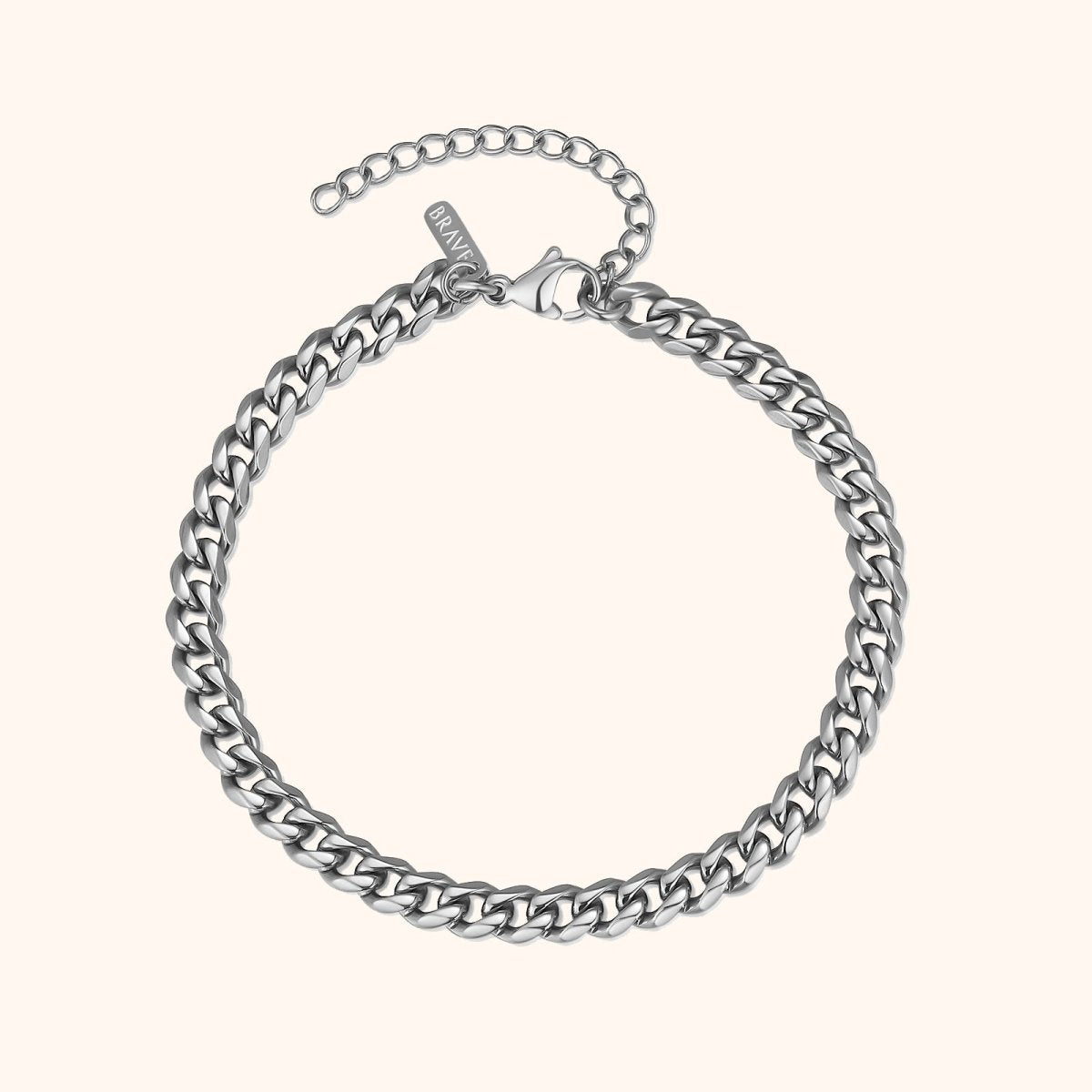 "Cuban" BRAVE Men's Bracelet - Milas Jewels Shop