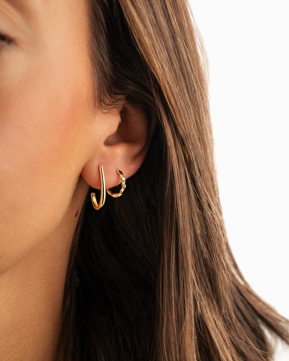 "Curve" Earrings - Milas Jewels Shop