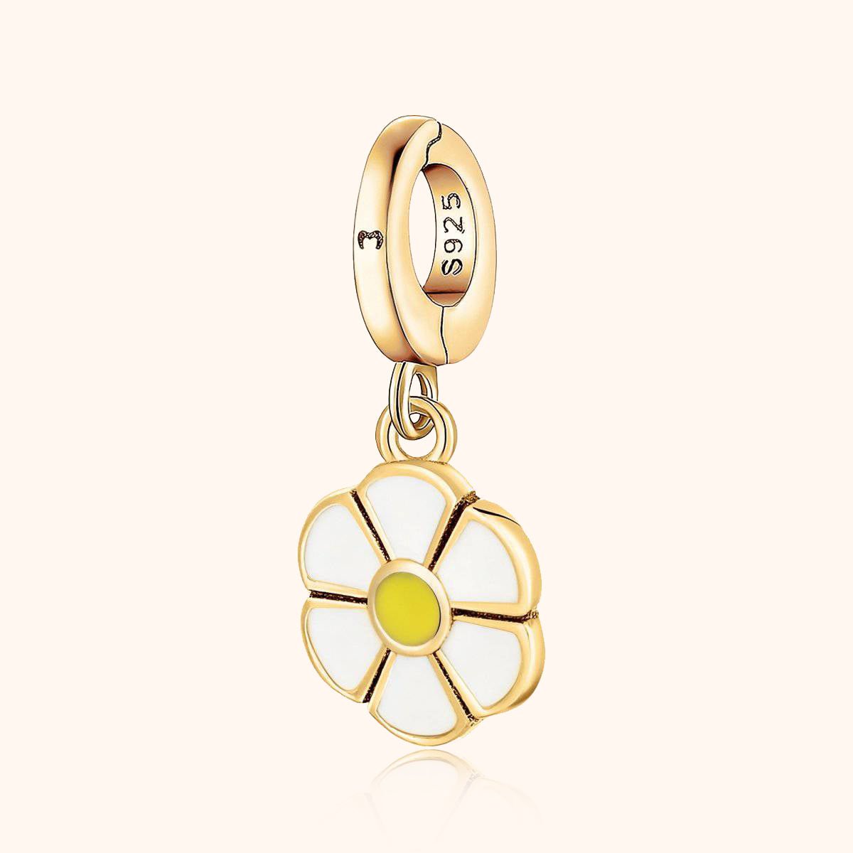 "Daisy Flower" Charm - Milas Jewels Shop