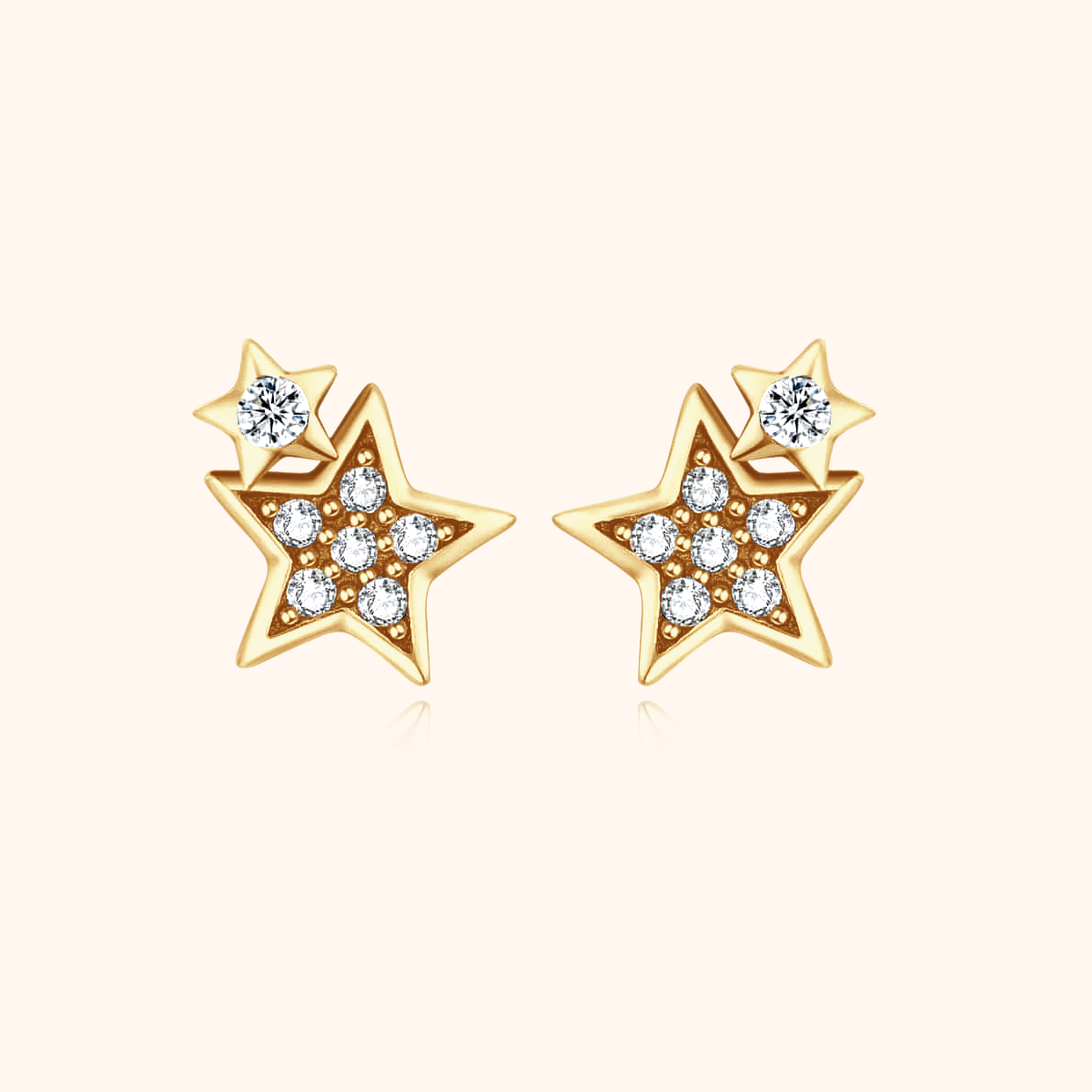 "Double Star" Earrings - Milas Jewels Shop