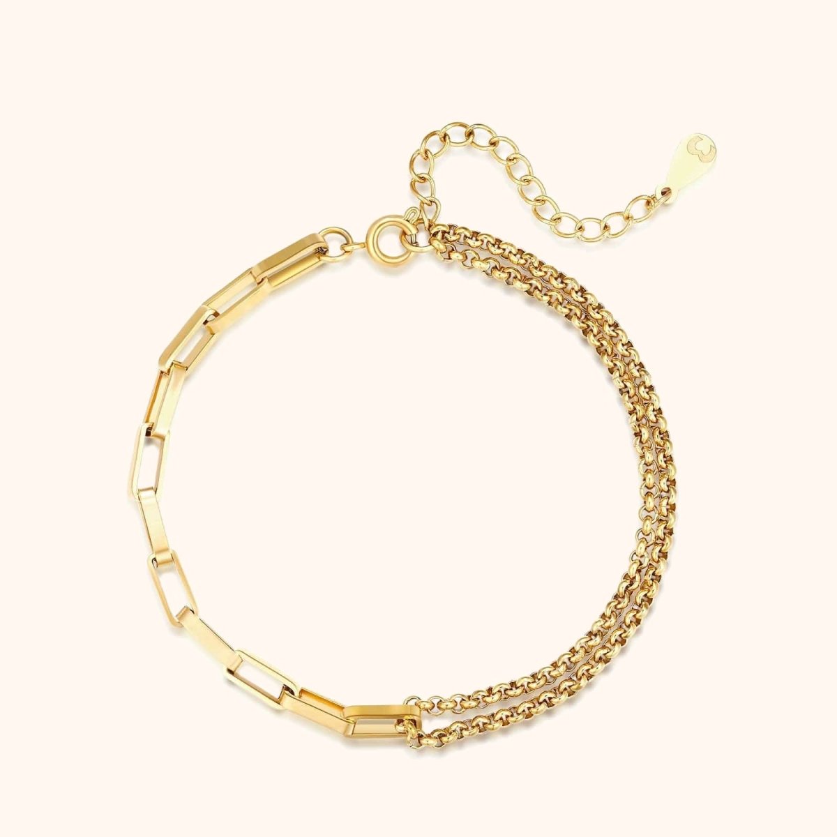 "Dual Design" Bracelet - Milas Jewels Shop