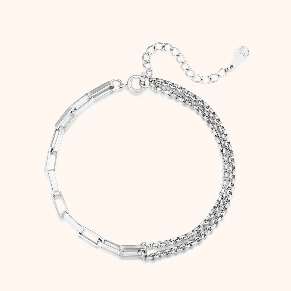 "Dual Design" Bracelet - Milas Jewels Shop