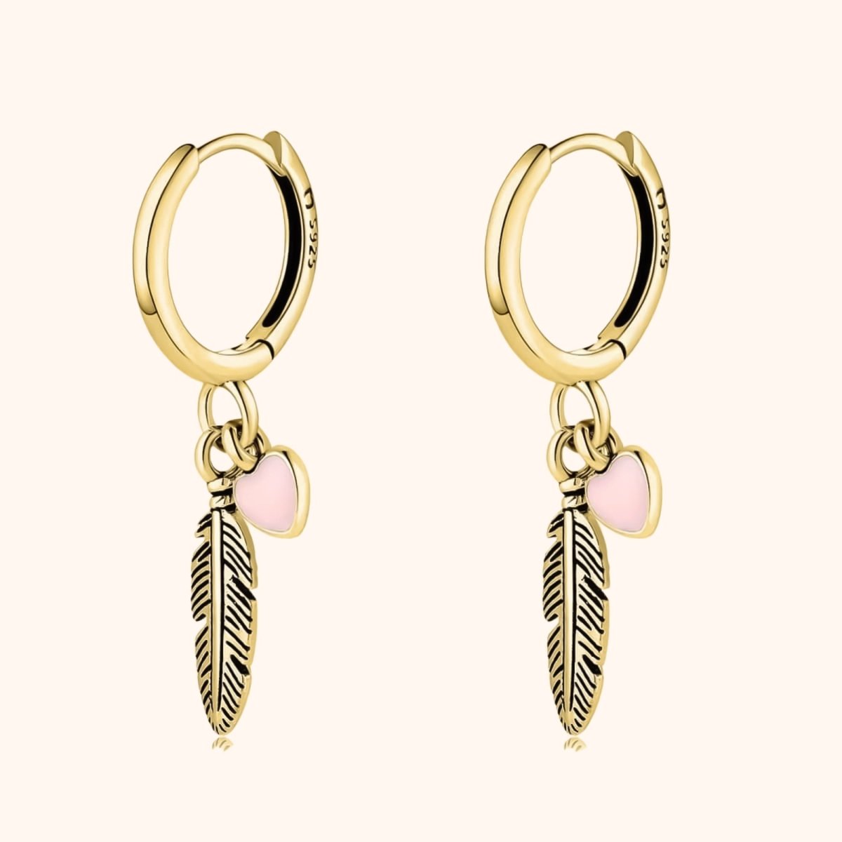 "Feathers of Love" Earrings - Milas Jewels Shop