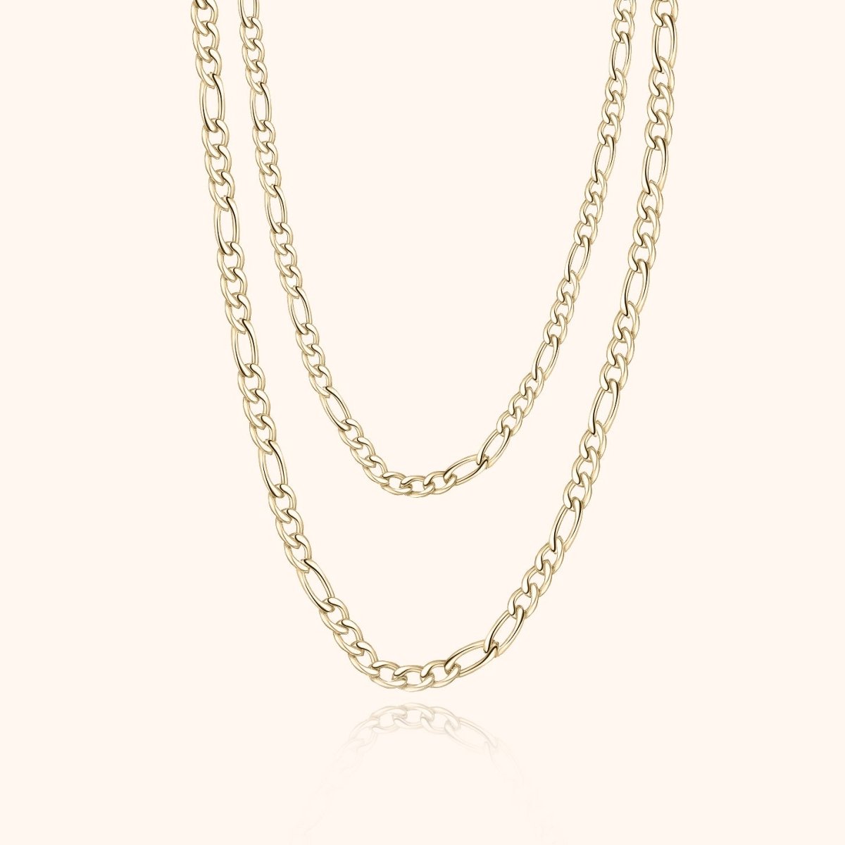 "Figaro Fort" Chain Necklace - Milas Jewels Shop