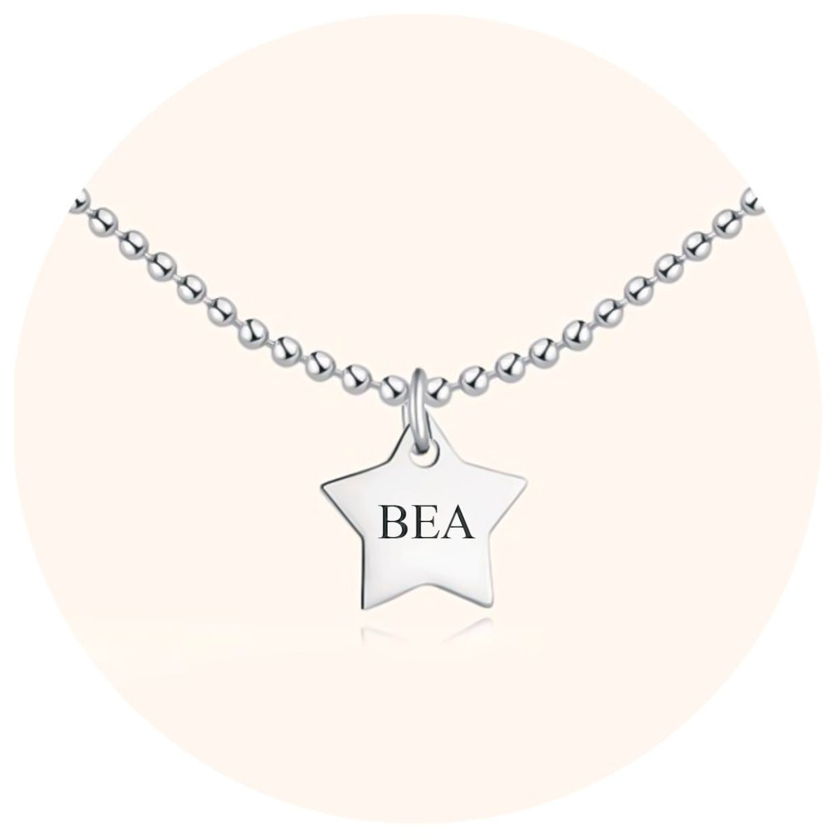 "Five Star" Necklace ~ Personalized - Milas Jewels Shop