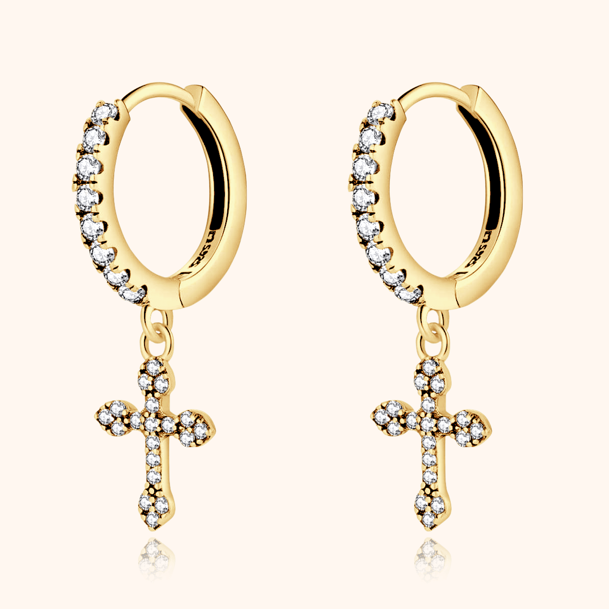 "Gothic Cross" Earrings - Milas Jewels Shop