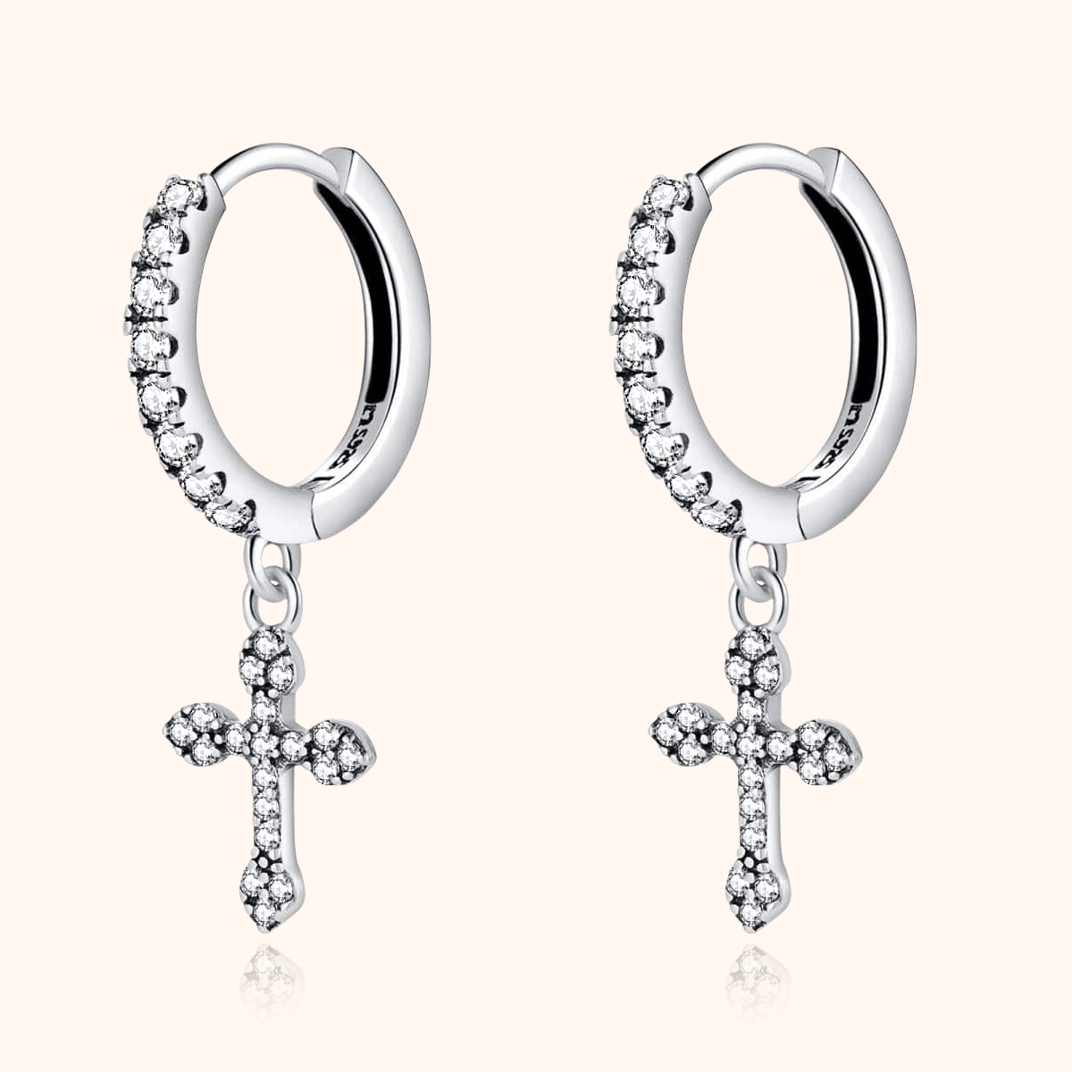 "Gothic Cross" Earrings - Milas Jewels Shop