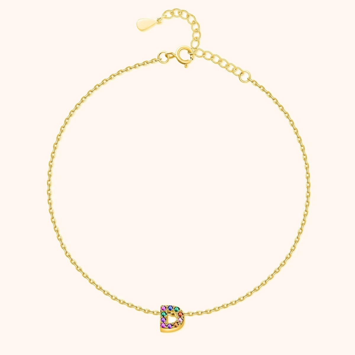 "Initial" Anklet - Milas Jewels Shop