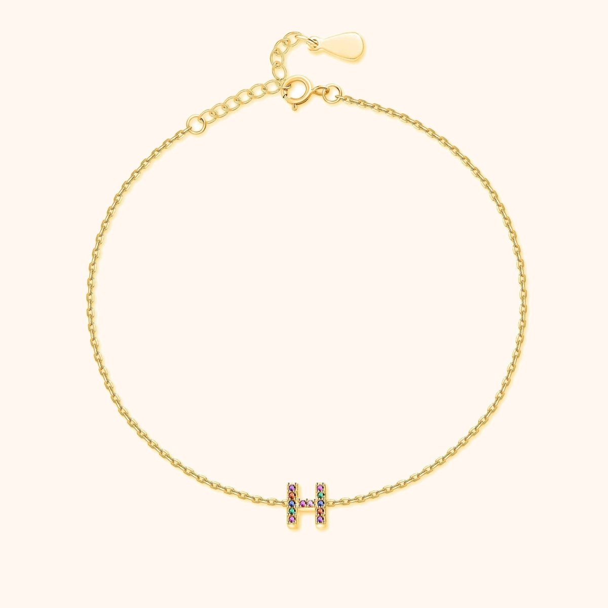 "Initial" Anklet - Milas Jewels Shop