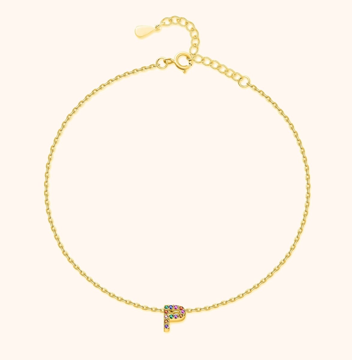 "Initial" Anklet - Milas Jewels Shop