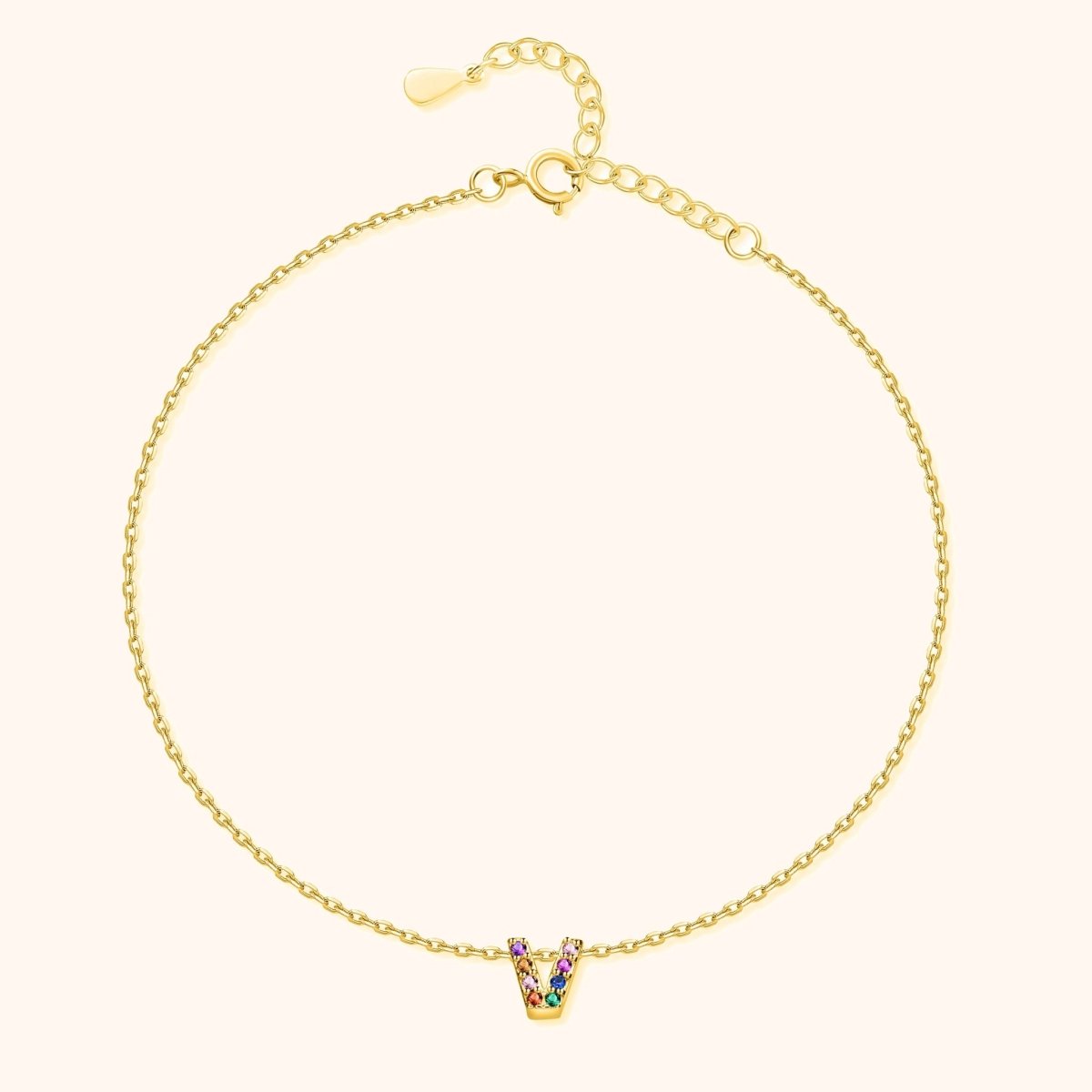 "Initial" Anklet - Milas Jewels Shop