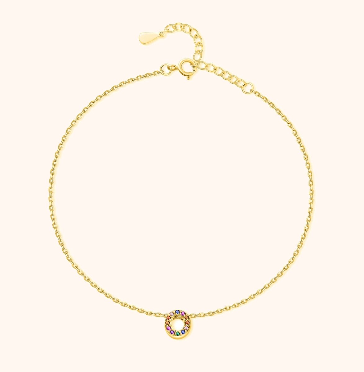 "Initial" Anklet - Milas Jewels Shop