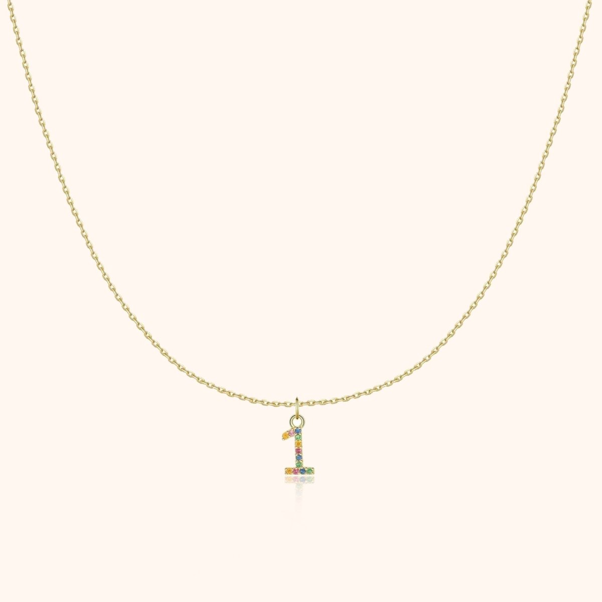 "Little Numbers" Necklace - Milas Jewels Shop