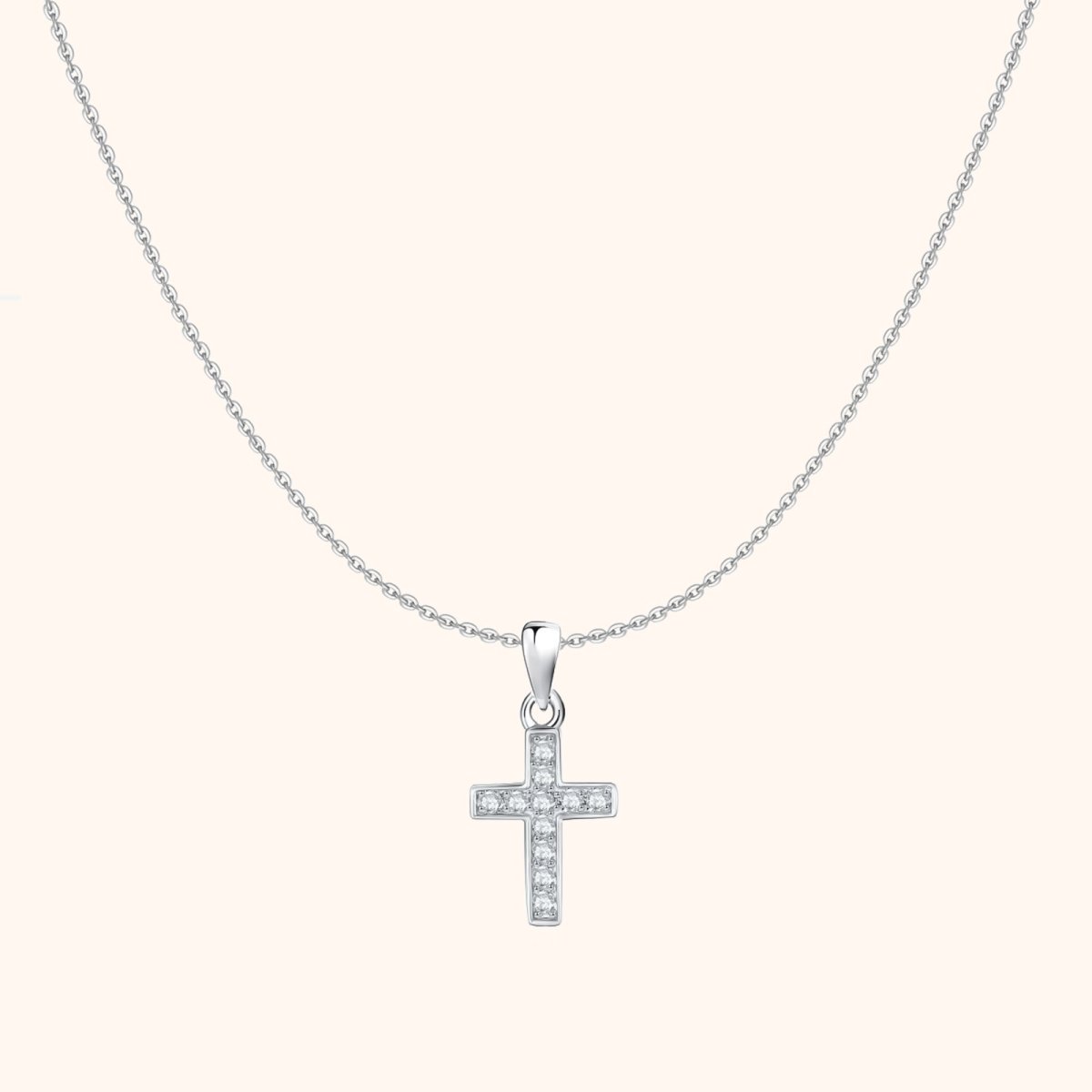 "Luminous Cross" Necklace - Milas Jewels Shop