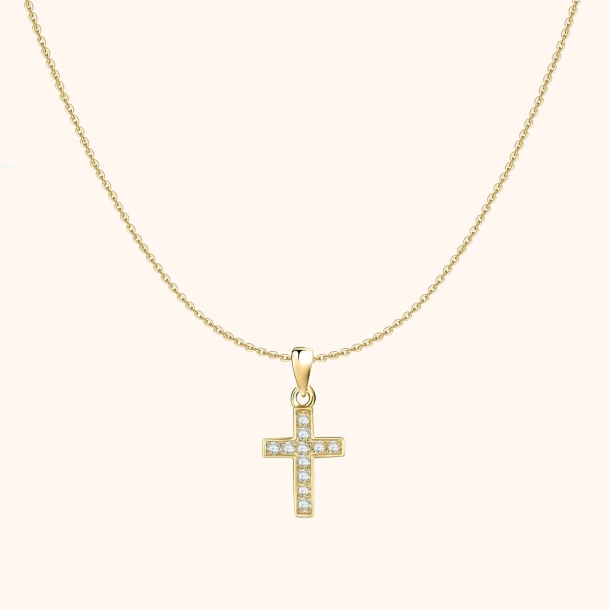 "Luminous Cross" Necklace - Milas Jewels Shop