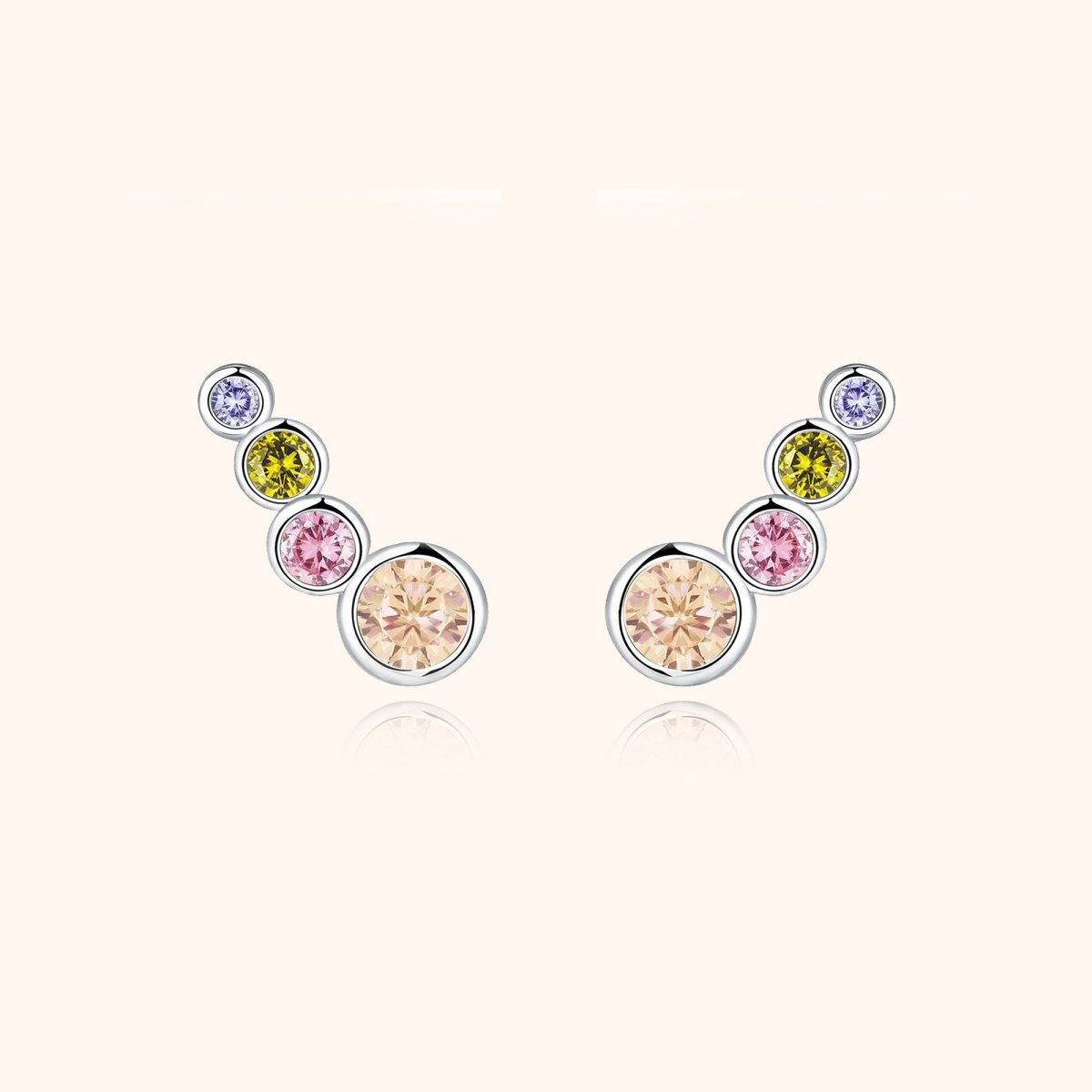 "Multicolor Circles" Earrings - Milas Jewels Shop