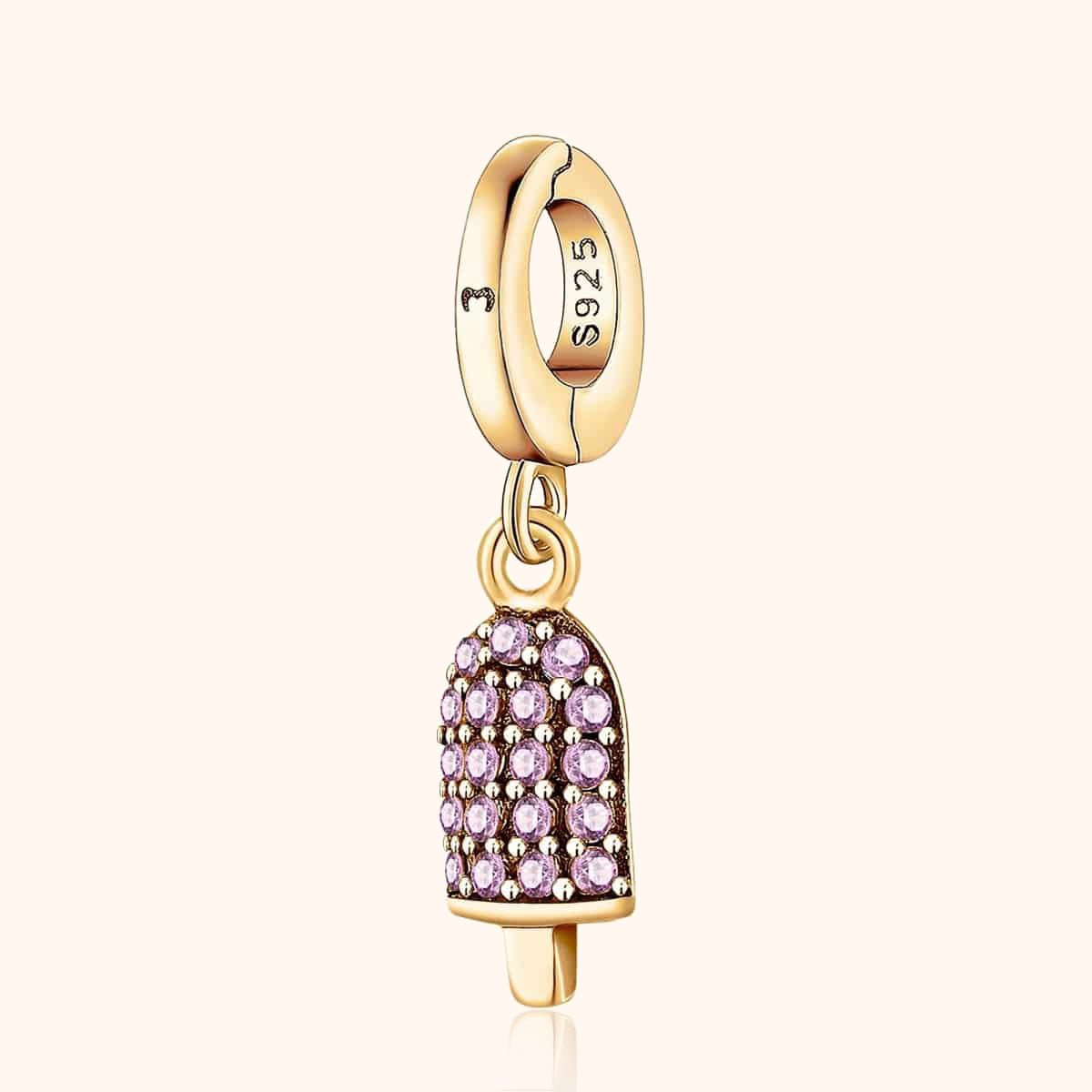 "Pink Ice Cream" Charm - Milas Jewels Shop