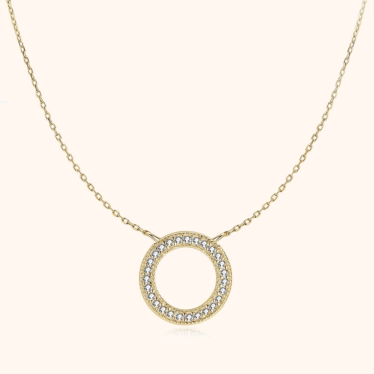 "Radiant Circle" Necklace - Milas Jewels Shop