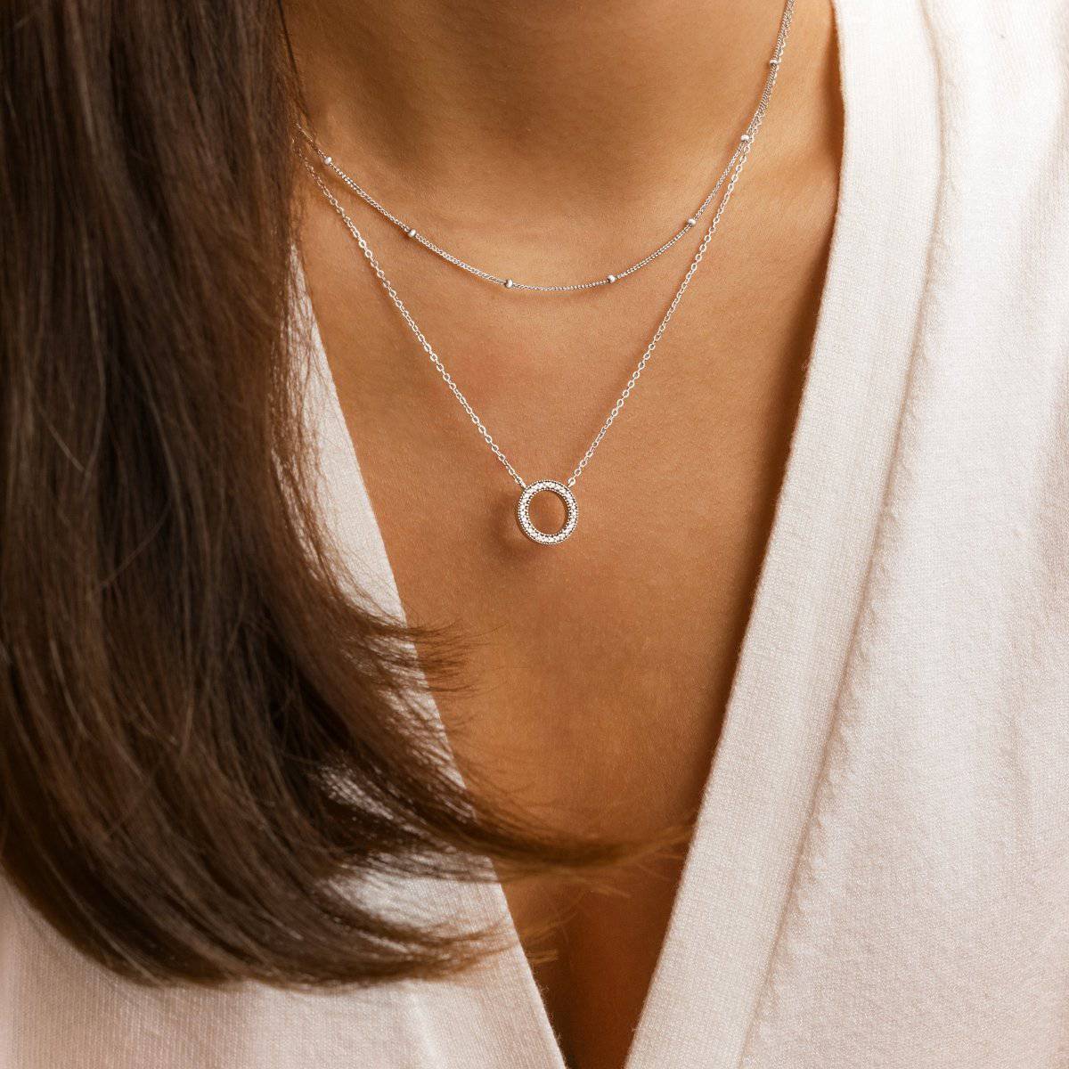 "Radiant Circle" Necklace - Milas Jewels Shop