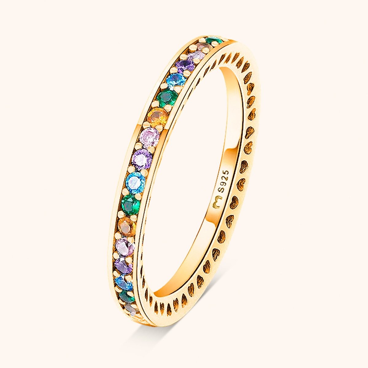 "Rainbow" Ring - Milas Jewels Shop