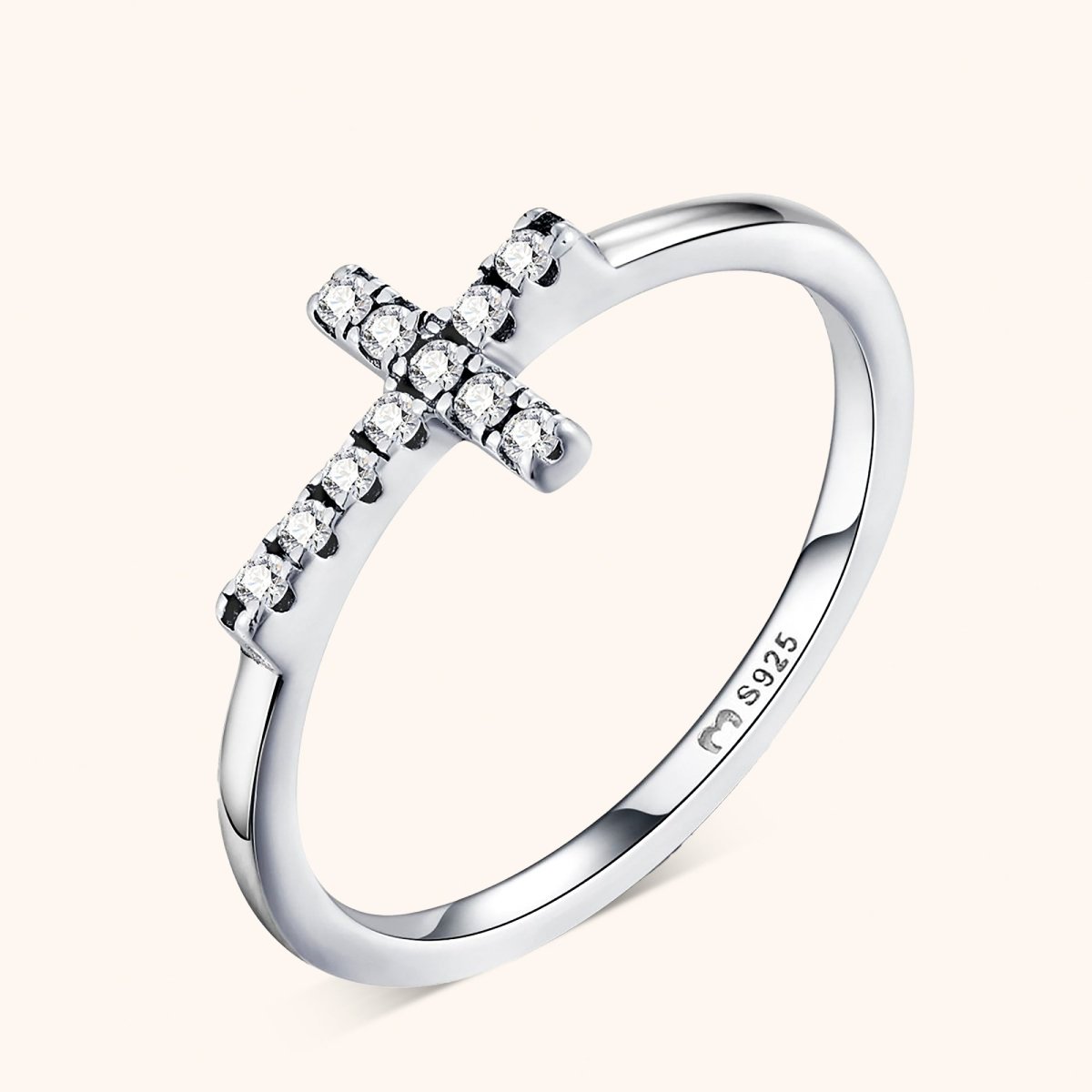 "Religious Cross" Ring - Milas Jewels Shop