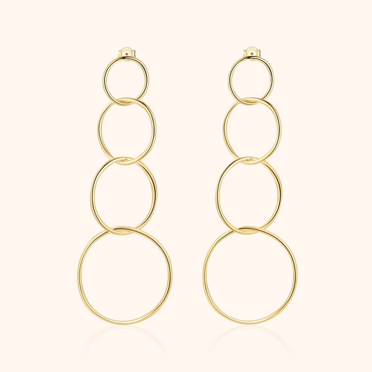 "Ringed" Earrings - Milas Jewels Shop