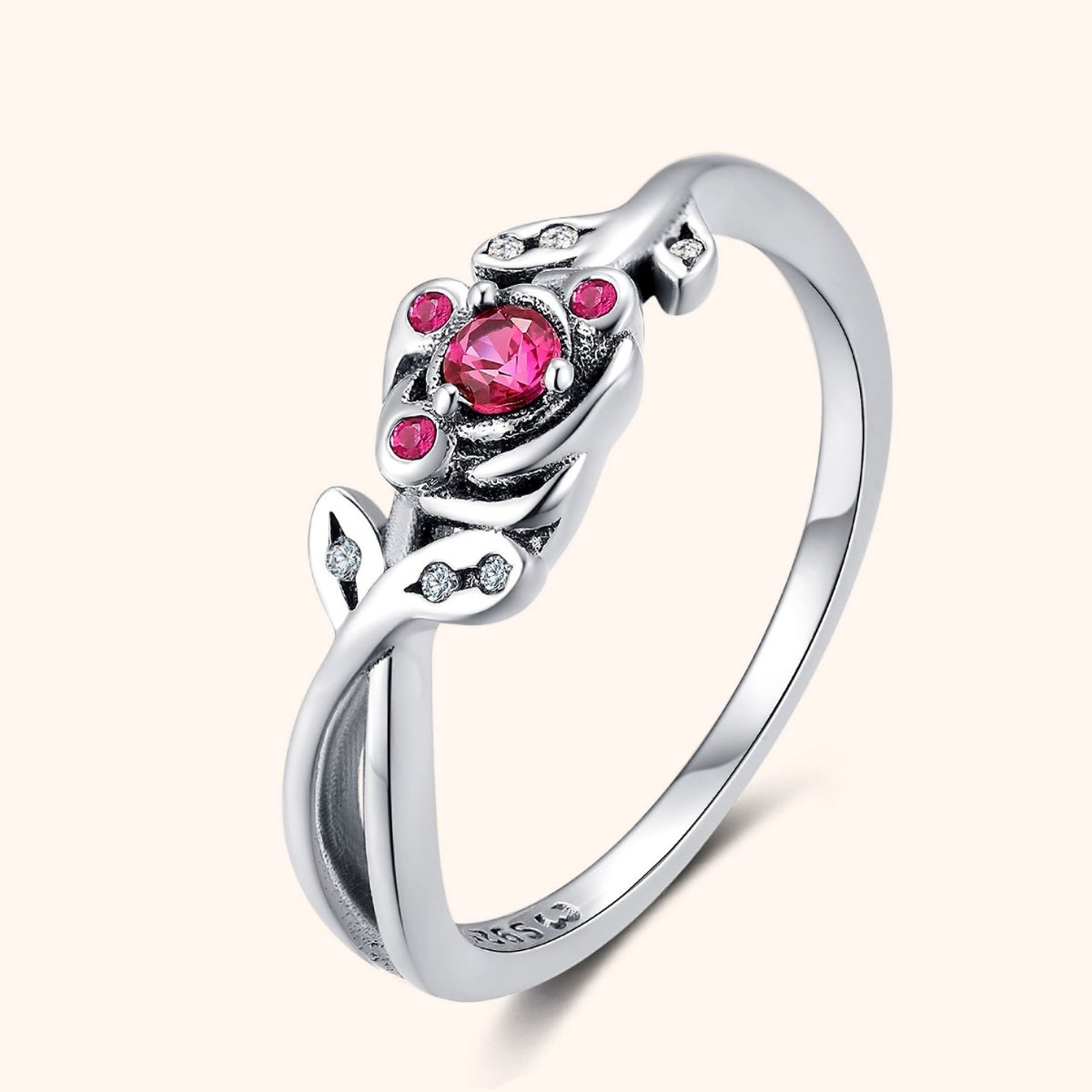 "Rosy Pink" Ring - Milas Jewels Shop