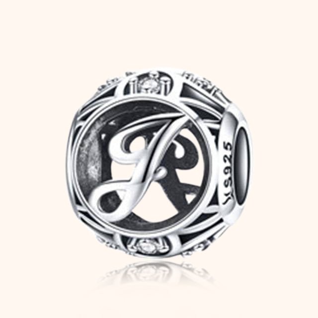 "Round Letter" Bead - Milas Jewels Shop