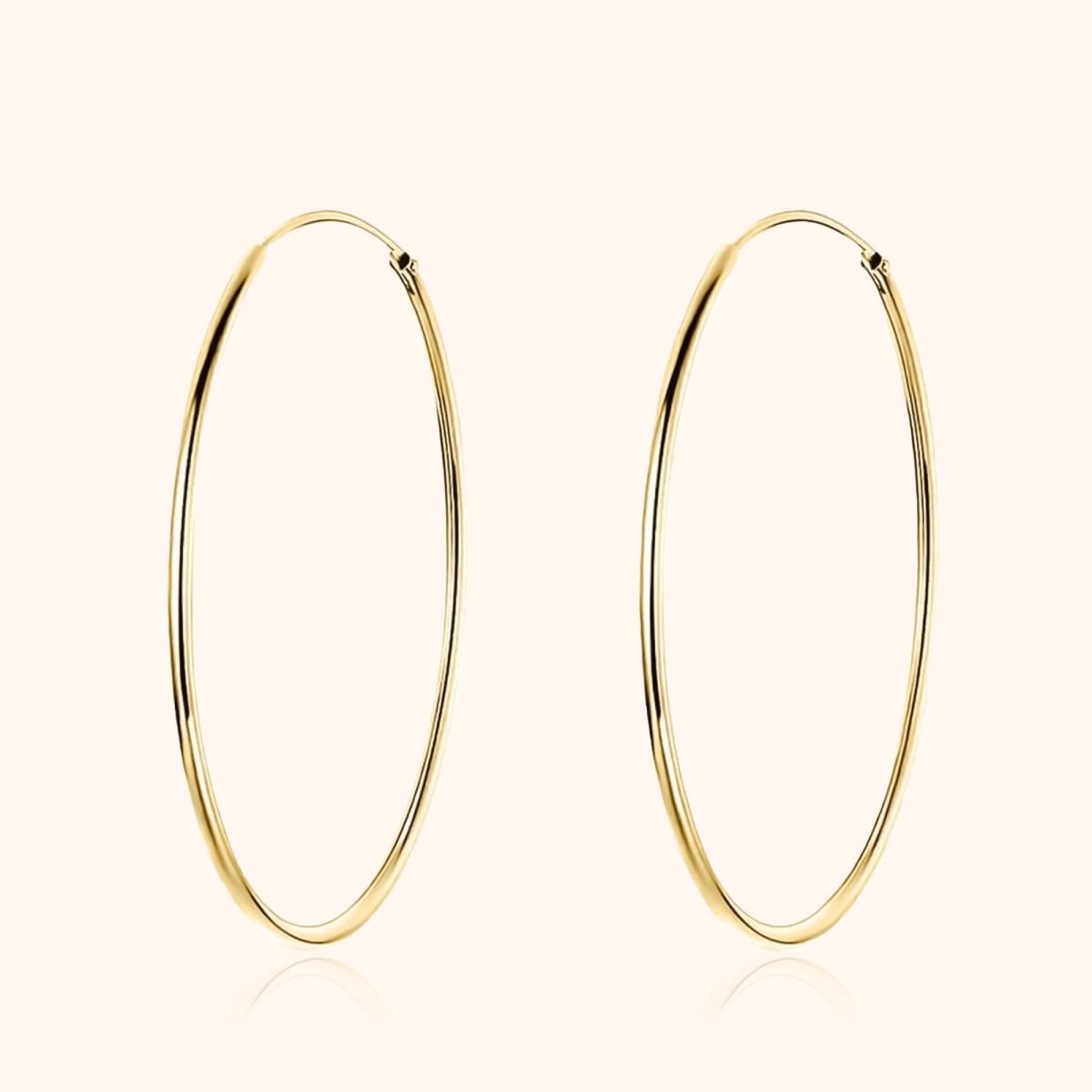 "Slim Hoops" Earrings - Milas Jewels Shop