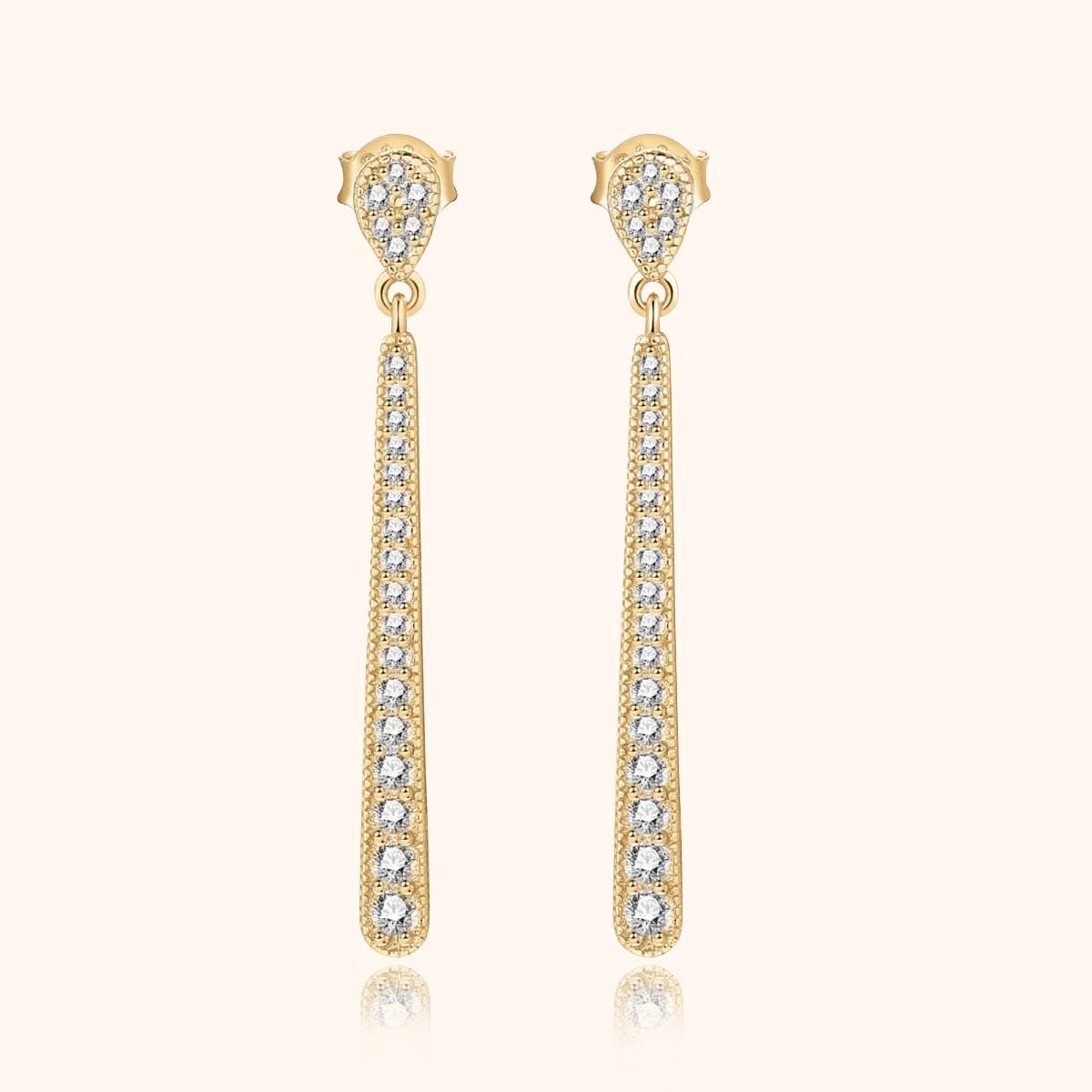 "Sparkling Goddess" Earrings - Milas Jewels Shop