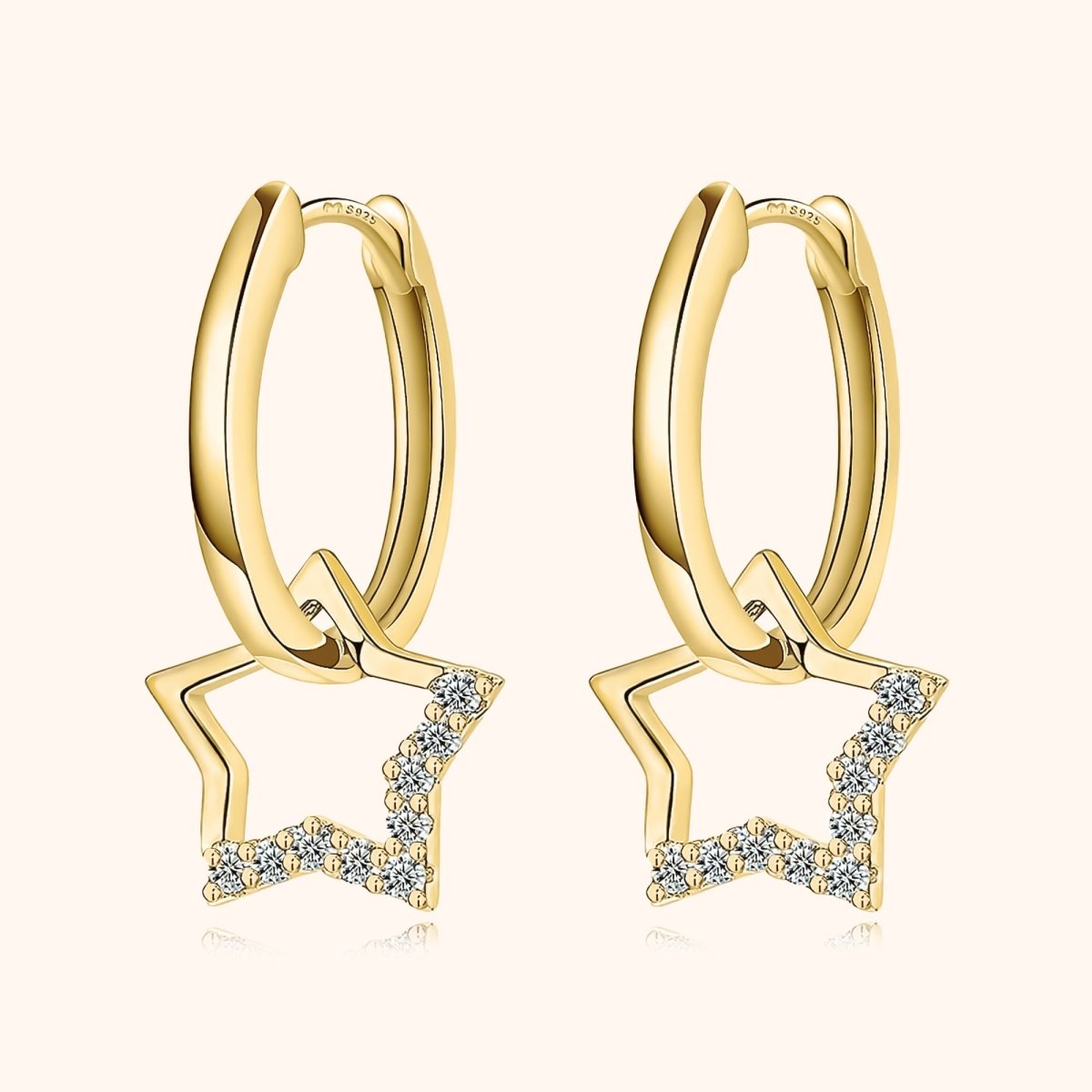 "Star Charm" Earrings - Milas Jewels Shop