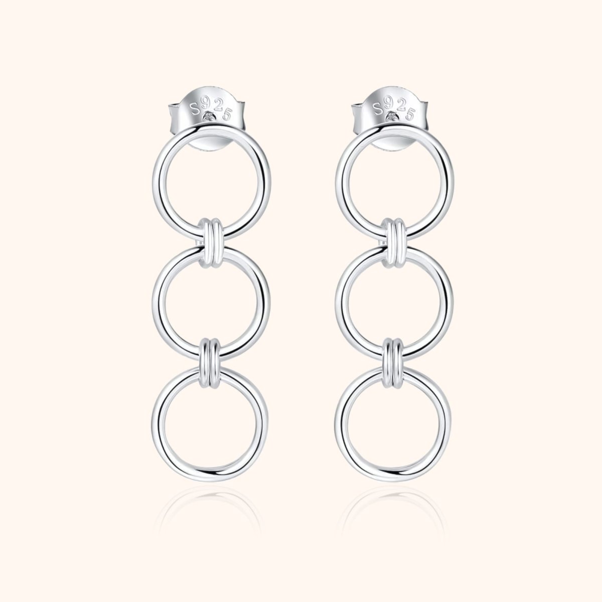 "String of Hoops" Earrings - Milas Jewels Shop