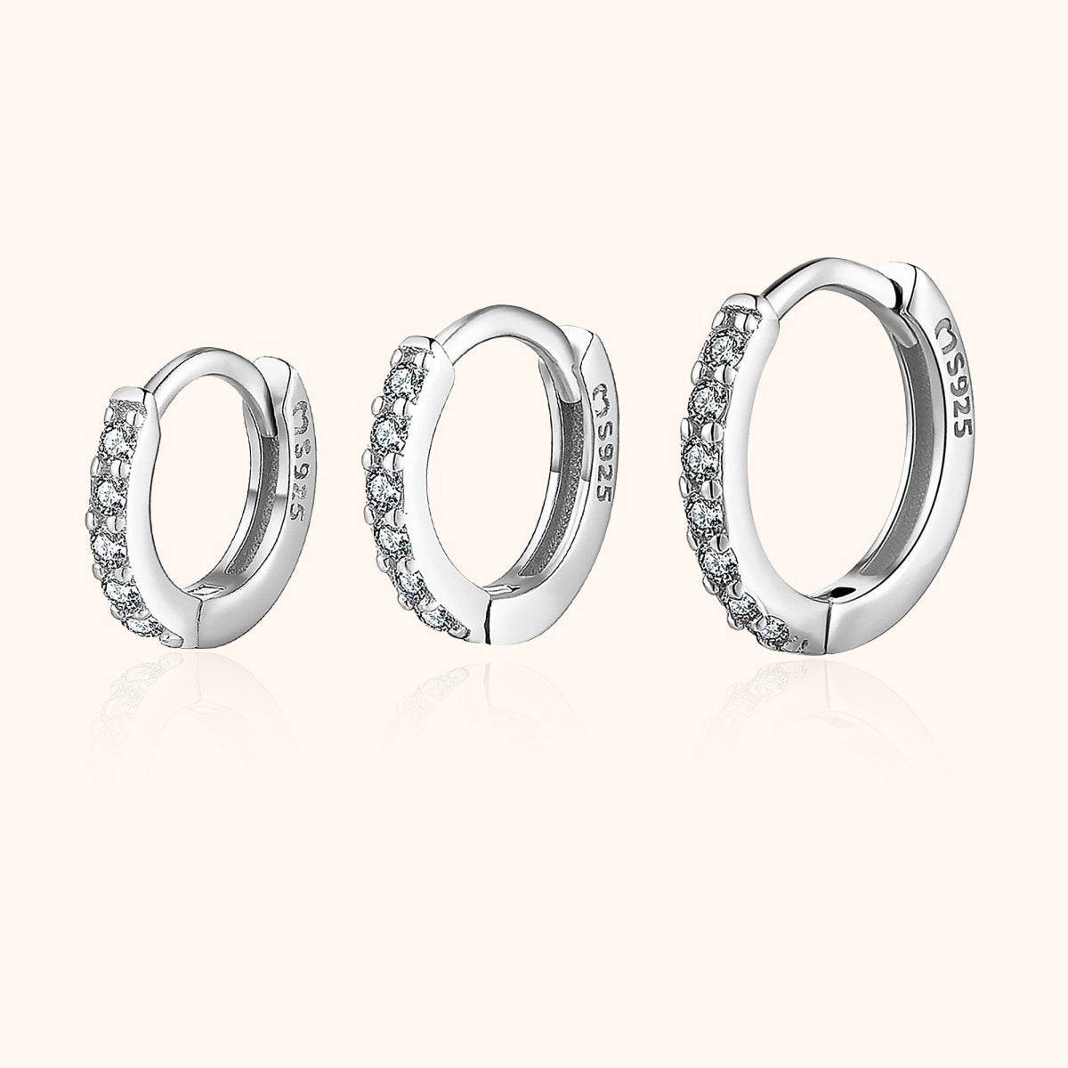 "Triple Hoops" Earrings - Milas Jewels Shop