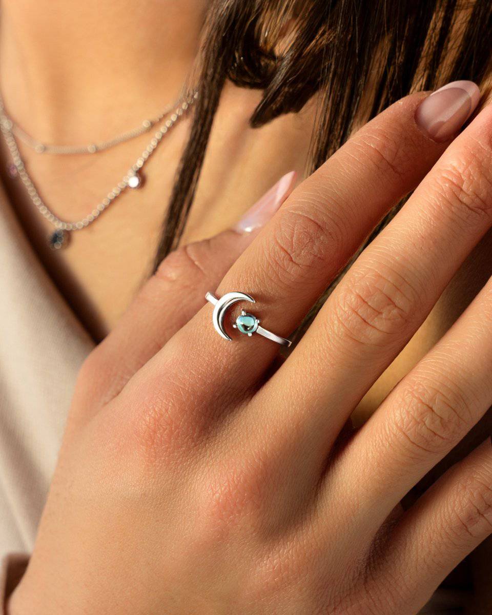 Waning Moon Ring - Milas Jewels Shop