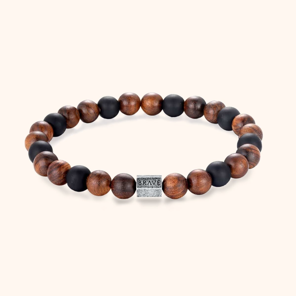 "Wood" BRAVE Men's Bracelet - Milas Jewels Shop