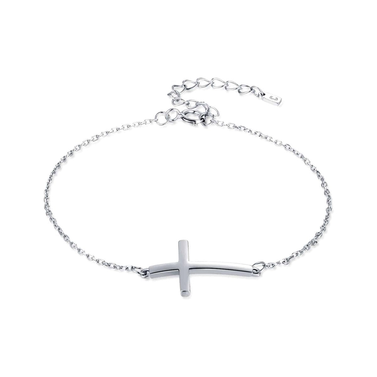 Delicate hot sale cross bracelet