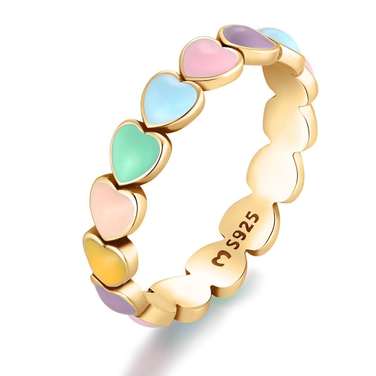 "Colorful Hearts" Ring - Milas Jewels Shop