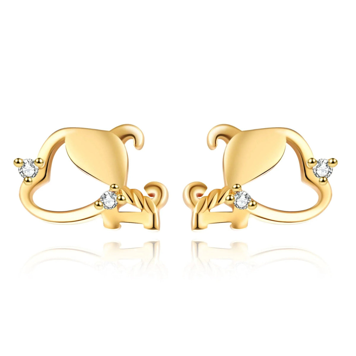 "Dog Silhouette" Earrings - Milas Jewels Shop