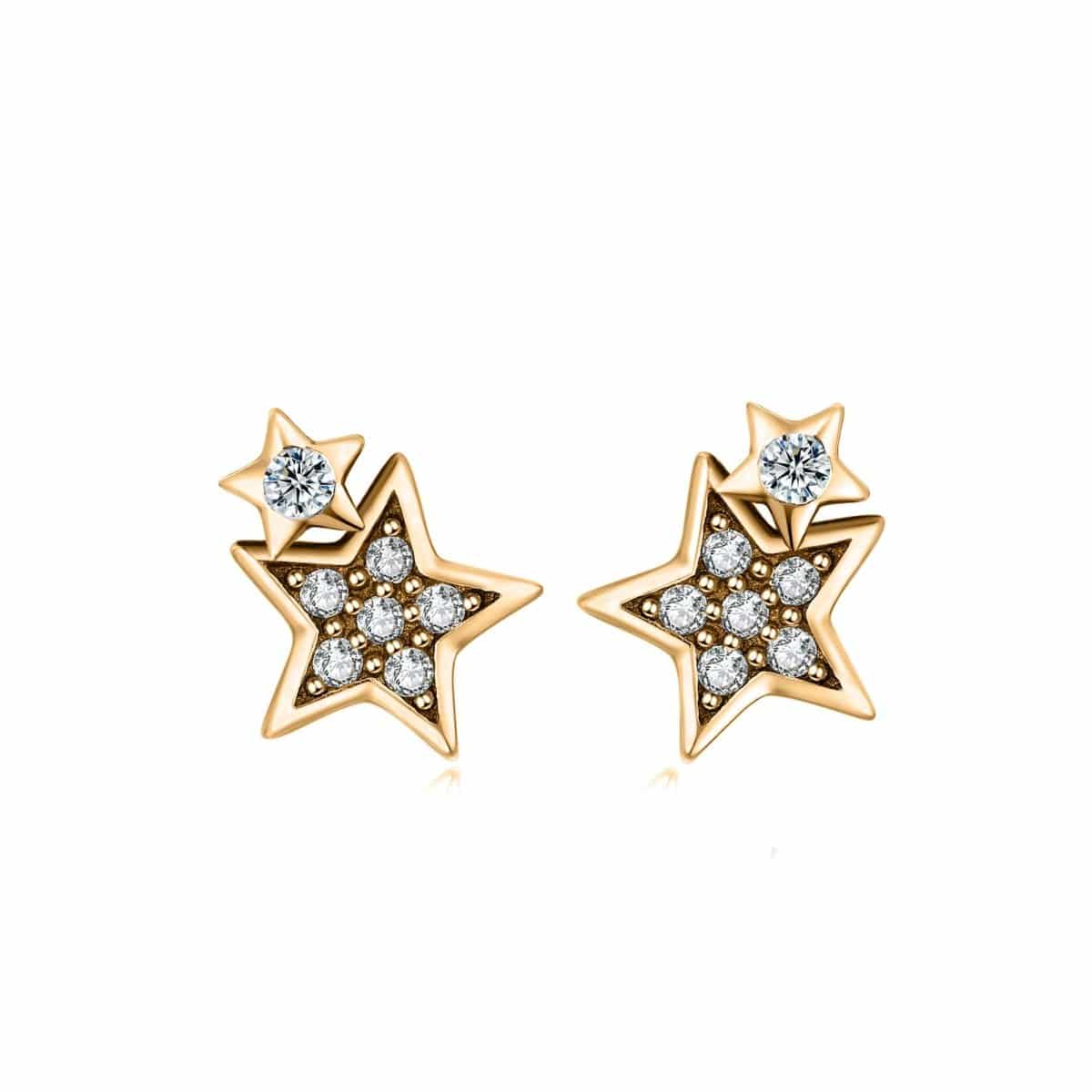 "Double Star" Earrings - Milas Jewels Shop