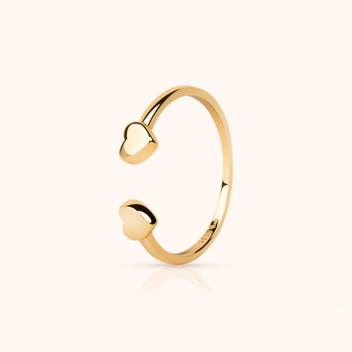 "Duplo Heart" Ring - Milas Jewels Shop