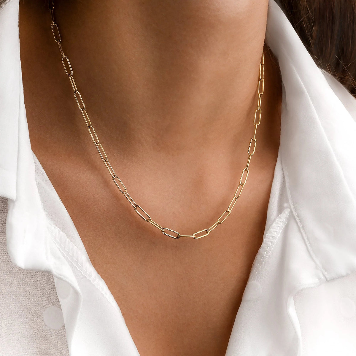 "Fine Link" Necklace - Milas Jewels Shop