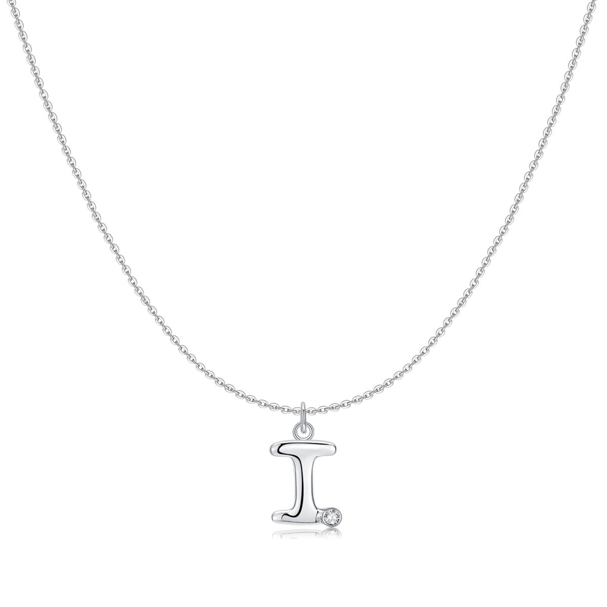 "Initial Glitter" Necklace - Milas Jewels Shop